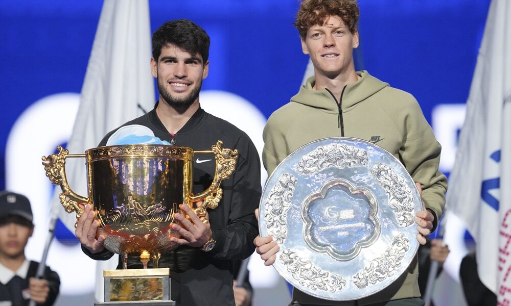 tennis-carlos-alcaraz-jannik-sinner-pechino-lapresse