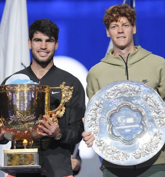 tennis-carlos-alcaraz-jannik-sinner-pechino-lapresse