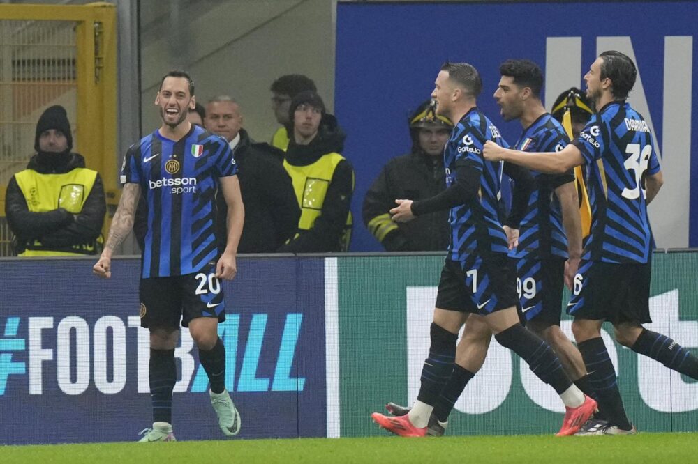 Calcio, l’Inter sconfigge di misura l’Arsenal in Champions League. Blitz Atalanta a Stoccarda