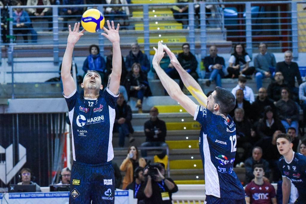 Volley, Cisterna piazza il tris di vittorie consecutive a Grottazzolina! I laziali vincono 3 1 l’anticipo della nona di Superlega