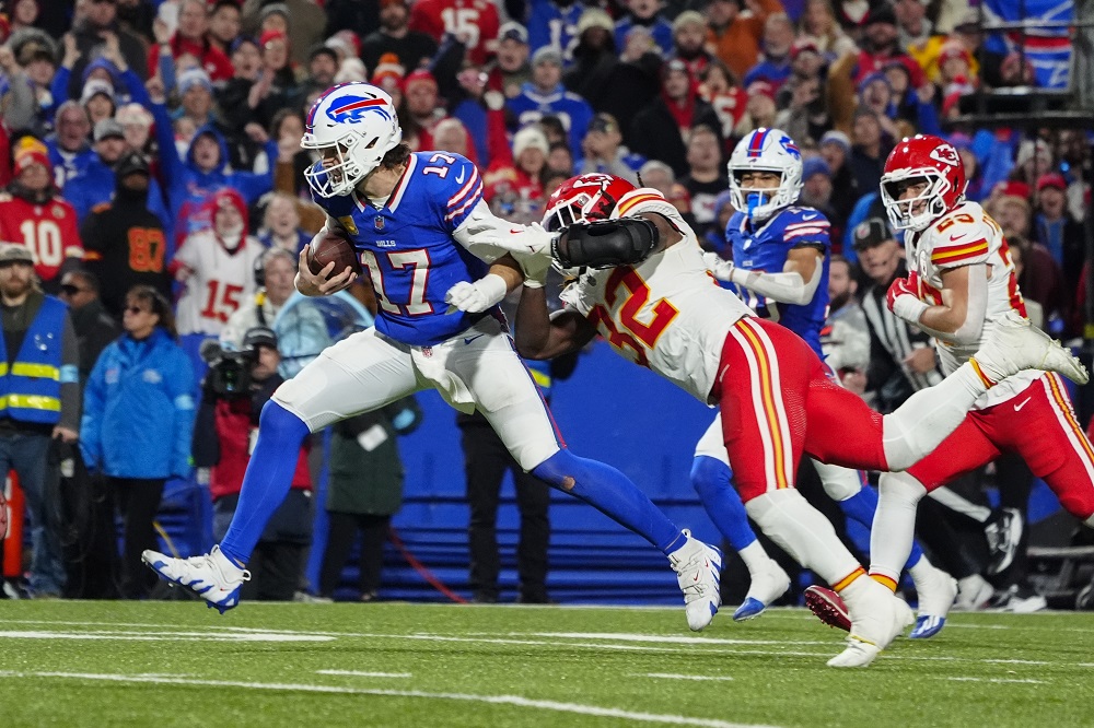 NFL 2024 week 11 primo ko stagionale per i Chiefs fermati dai Bills