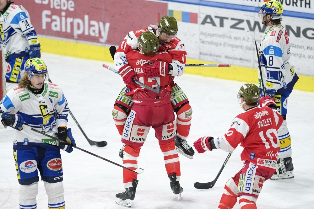 Hockey ghiaccio, nella serata di ICE League successo per Bolzano, cadono Asiago e Val Pusteria