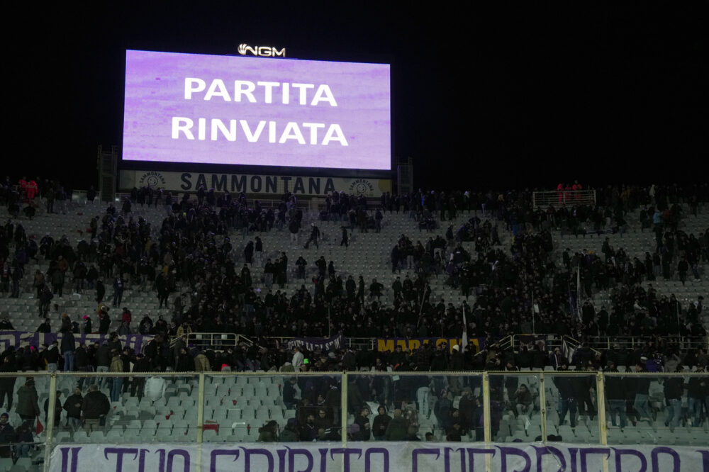 Calcio, Serie A 2024 2025: sospesa Fiorentina Inter. Vince il Napoli, Juve bloccata a Lecce