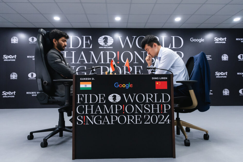 LIVE Ding Liren Gukesh, Mondiale scacchi 2024 in DIRETTA: Singapore s’infiamma, decima partita chiave nella gara verso l’iride