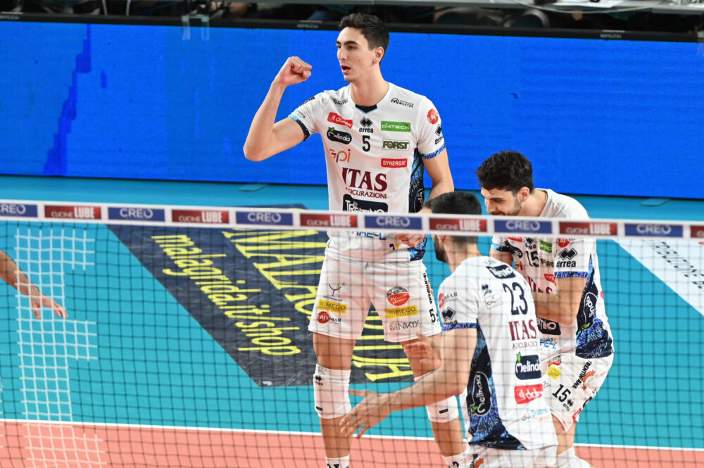 Volley, Trento strapazza il Benfica in CEV Cup: Michieletto e Lavia sugli scudi