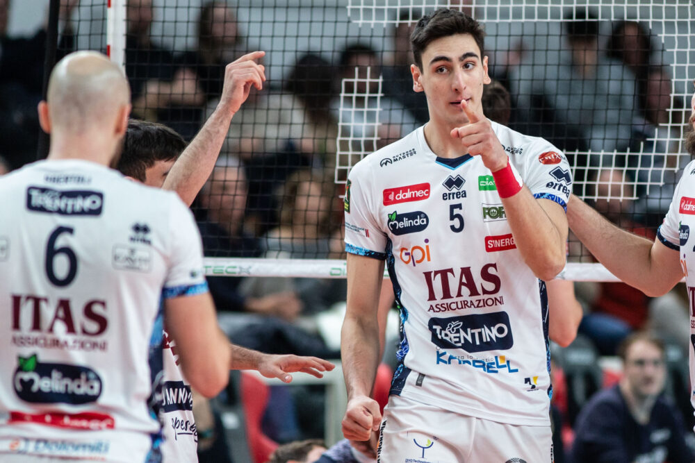 Volley, Alessandro Michieletto show: sfiora i 30 punti e spedisce Trento in semifinale di Coppa Italia