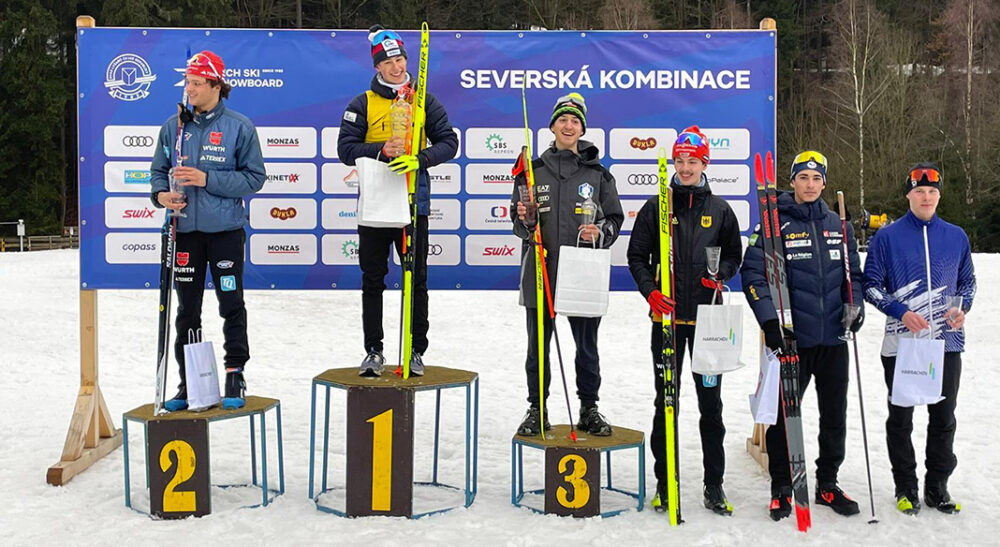 Combinata nordica, Manuel Senoner terzo in Fesa Cup: primo podio nel circuito