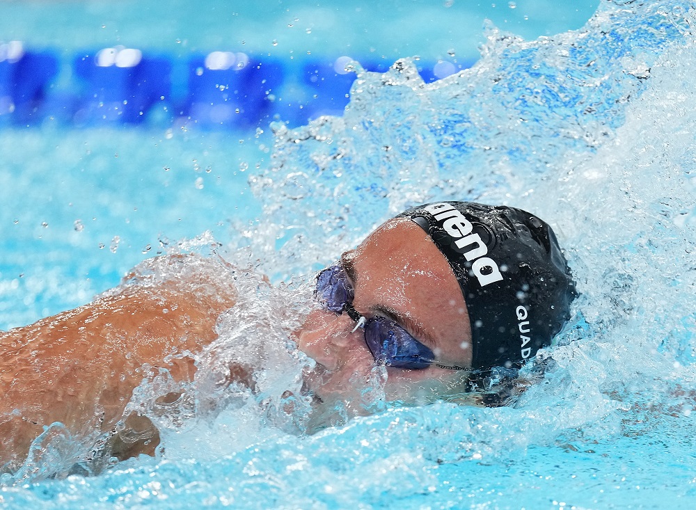 Nuoto, Simona Quadarella d’argento nei 1500 stile libero ai Mondiali di vasca corta