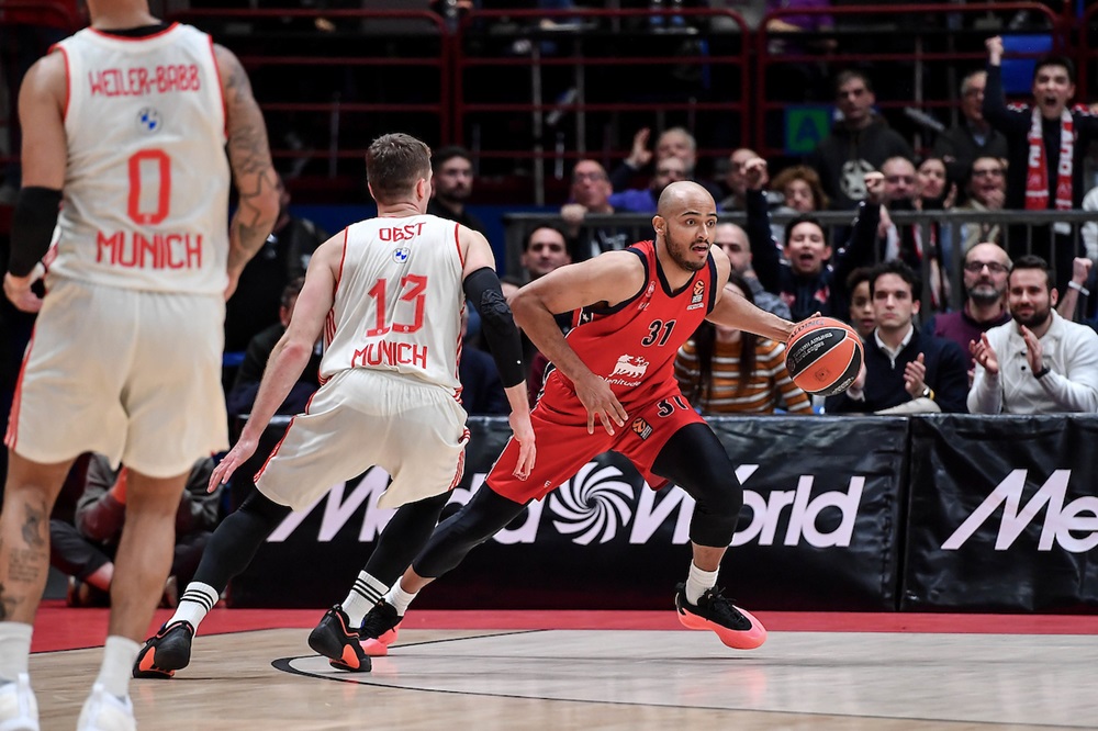 Shields si ferma sul ferro e l’Olimpia Milano cede in Eurolega al Bayern Monaco