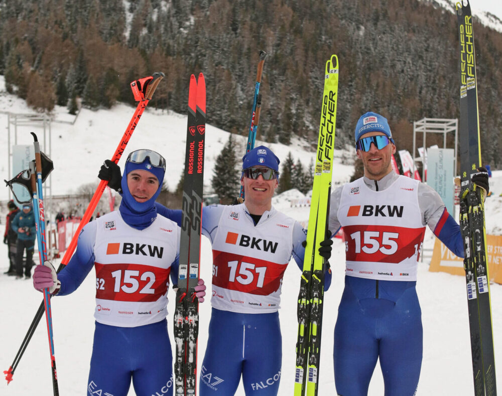 Sci di fondo, Federica Casol e Giovanni Ticcò vincono la sprint in Fesa Cup