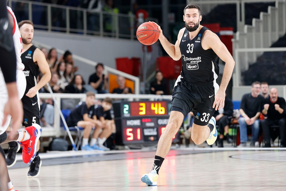 Basket, Trento cede anche ai Wolves di Vilnius in EuroCup