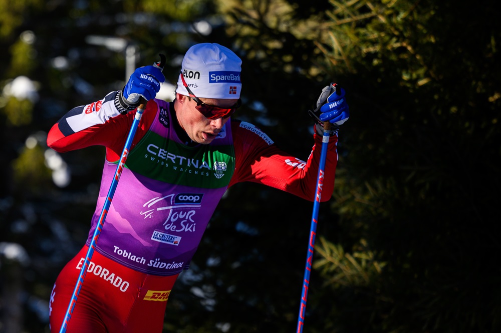 Tour de Ski, Elia Barp 13° nell’inseguimento di Dobbiaco vinto da Amundsen. Klaebo resta in testa