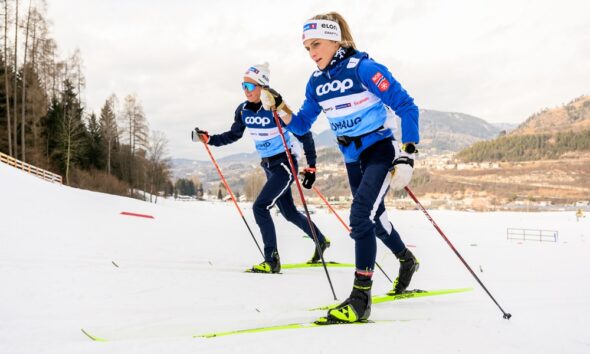 Astrid Oeyre Slind e Therese Johaug