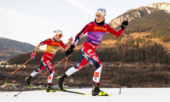 Astrid Oeyre Slind e Therese Johaug