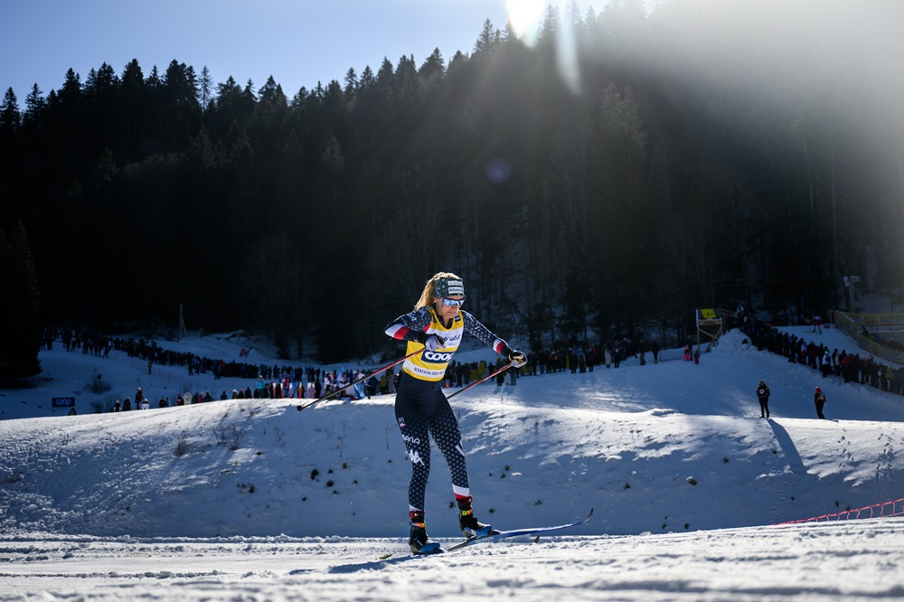 Sci di fondo, Jessie Diggins eliminata nelle qualificazioni della sprint tc di Les Rousses