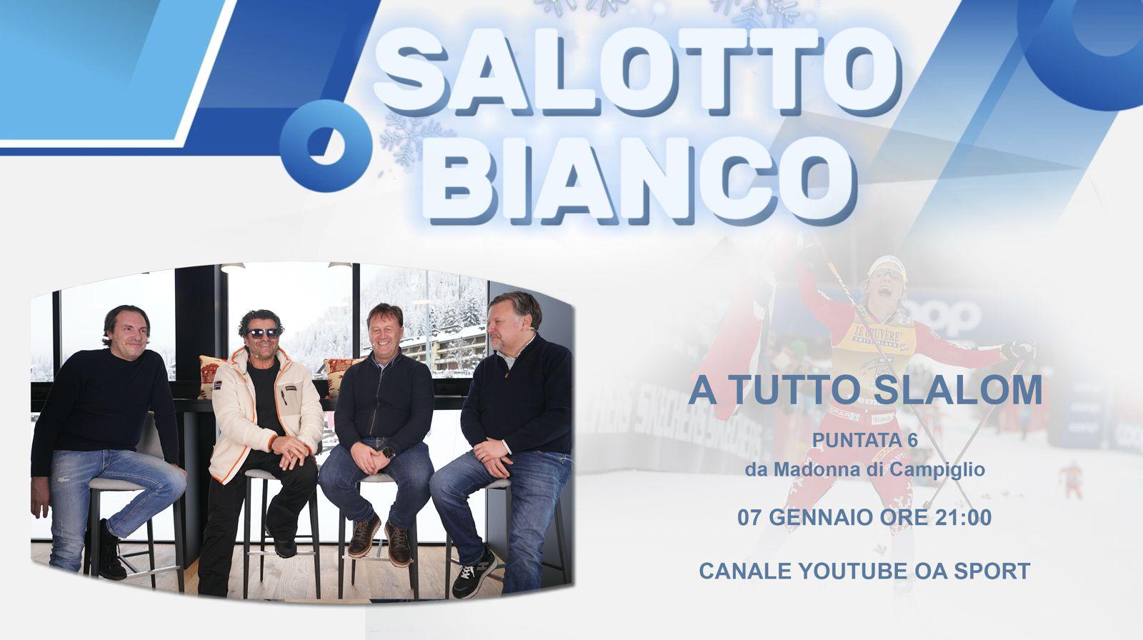 SALOTTO BIANCO – A tutto slalom con Tomba, Razzoli e Vinatzer!