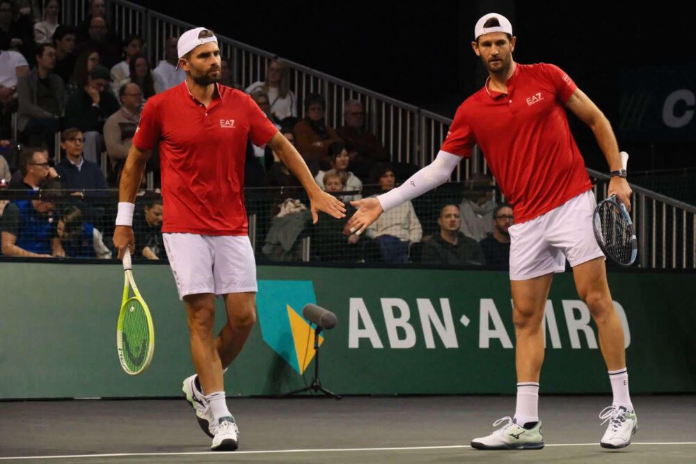 Simone Bolelli e Andrea Vavassori iniziano vincendo a Rotterdam, Hurkacz/Mensik battuti al primo turno