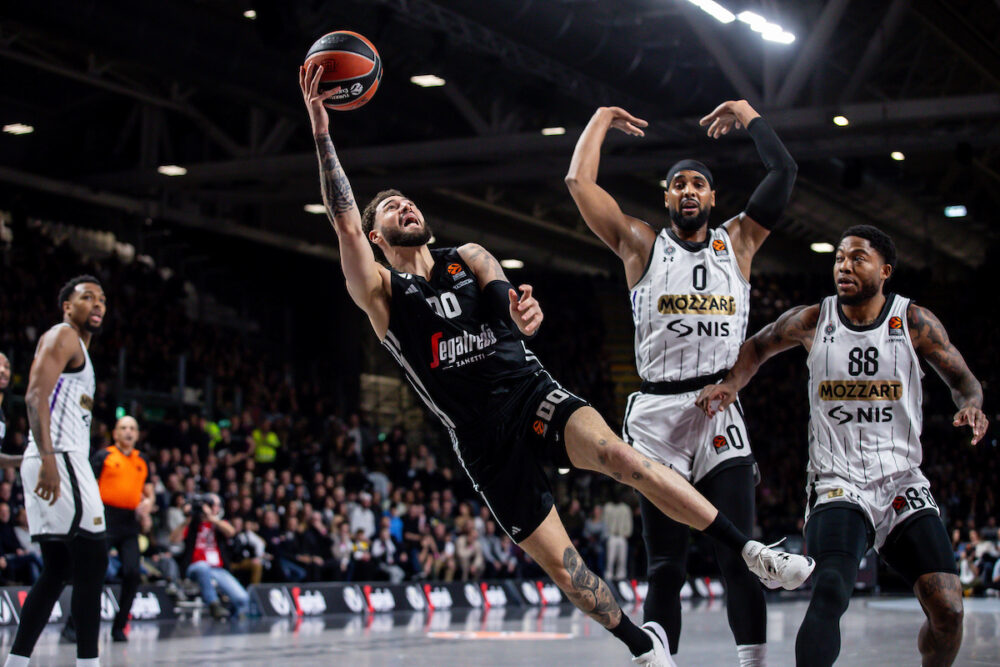 Basket: il Partizan passa a Bologna, Virtus battuta in casa in Eurolega