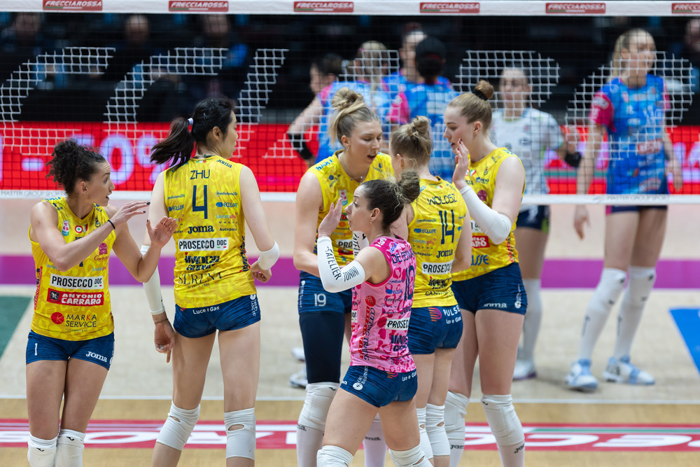 Tabellone Champions League volley femminile: tre italiane ai quarti. Le avversarie di Milano, Conegliano e Scandicci