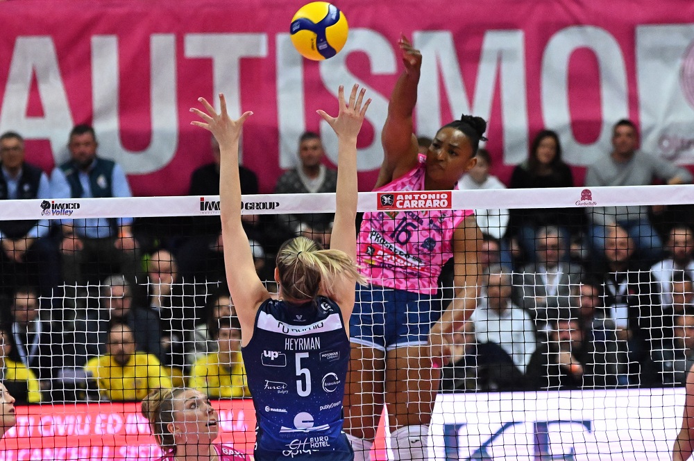 Volley femminile, Conegliano domina contro Cuneo. Talmassons retrocede in Serie A2