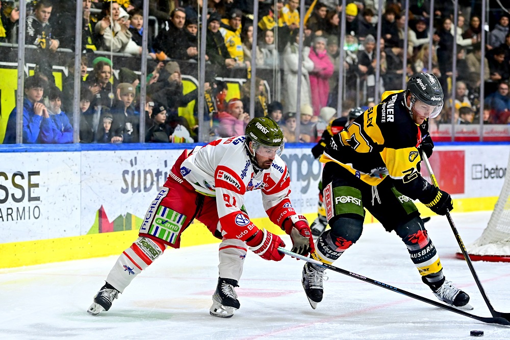 Hockey ghiaccio, Val Pusteria piega Bolzano nel derby di ICE League, Asiago cade con Klagenfurt