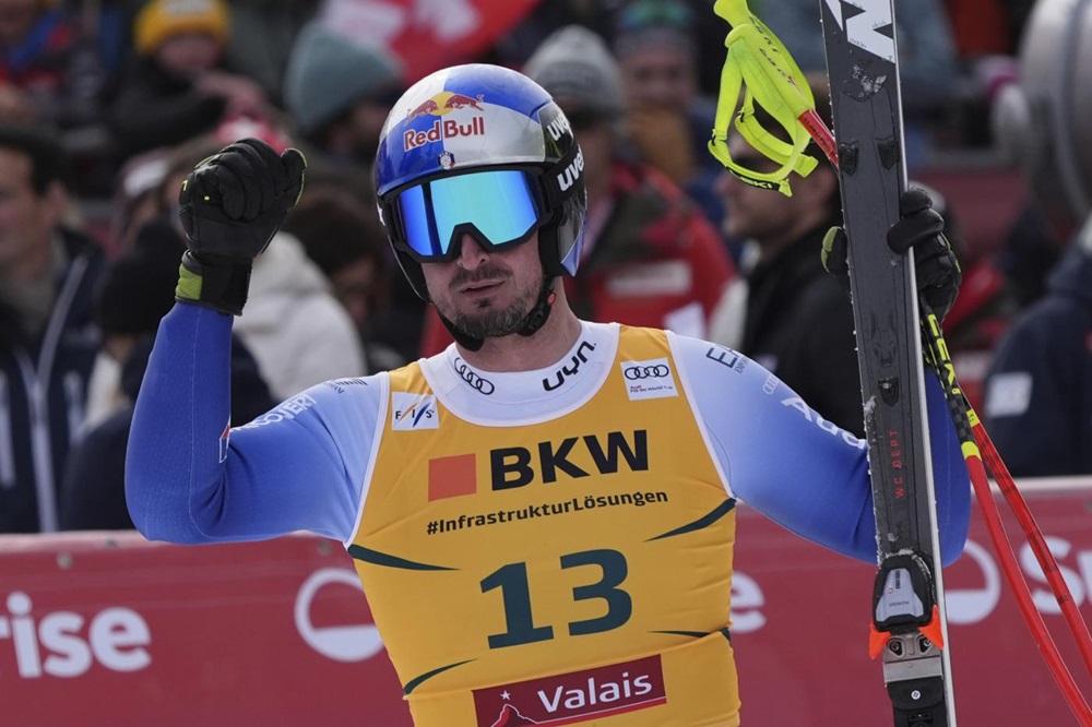 Dominik Paris senza tempo! È terzo nel superG di Crans Montana dietro gli imbattibili svizzeri