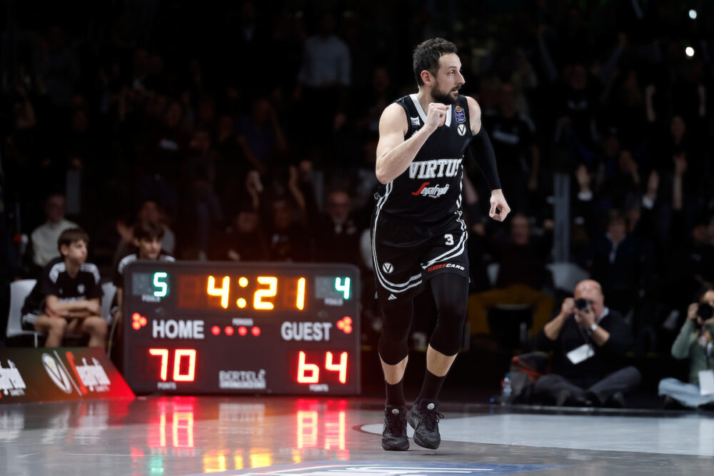 Basket: Virtus Bologna, lunedì vincente nel big match contro Trento