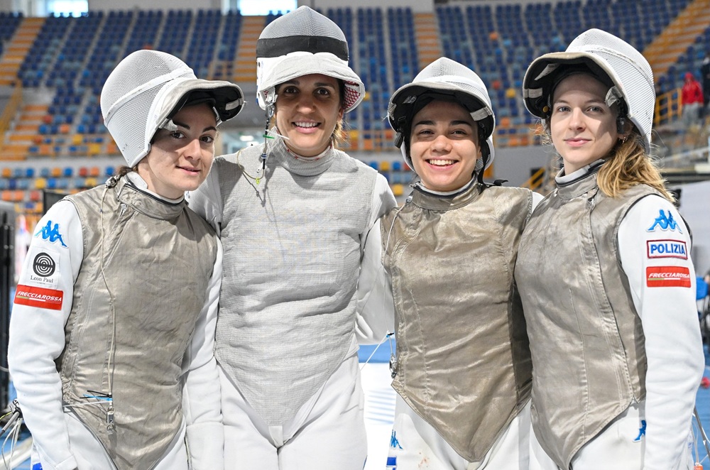 Scherma, le fiorettiste azzurre vincono anche a Il Cairo. Battute le americane in finale